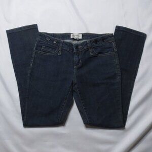 BCBGeneration WOMENS blue JEANS low-rise DENIM stretch SIZE 26